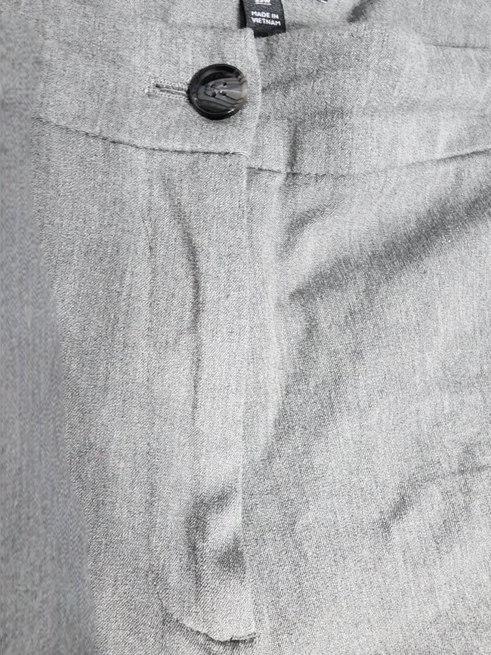 41 Hawthorn 22W Light Grey Heather Stretch Ankle Dress Pants - Picture 3 of 15